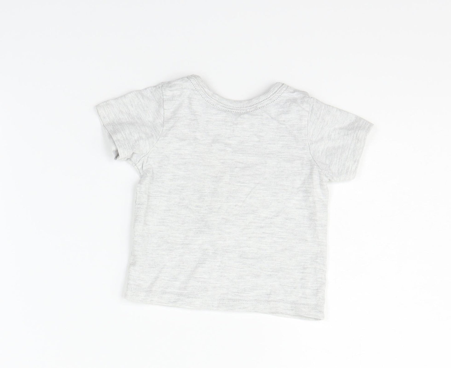 George Boys Grey   Basic T-Shirt Size 0-3 Months