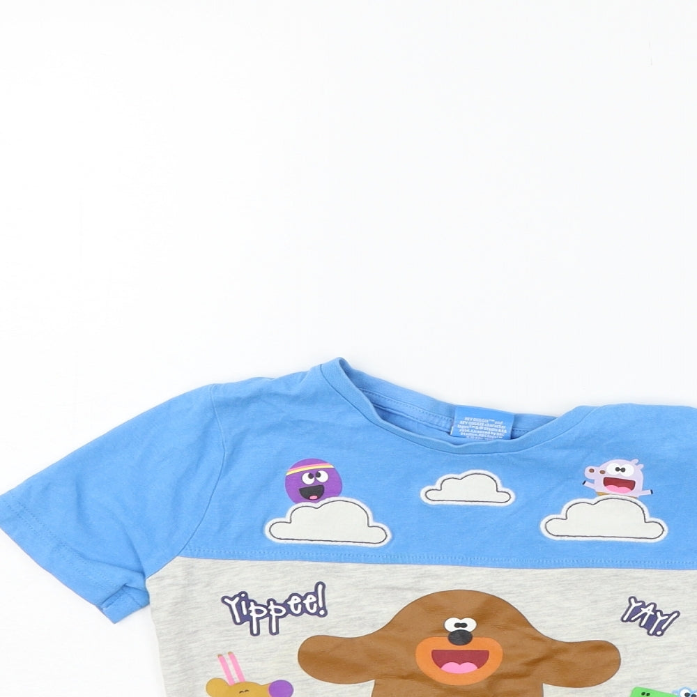 Hey Duggee Boys Blue    T-Shirt Size 5-6 Years