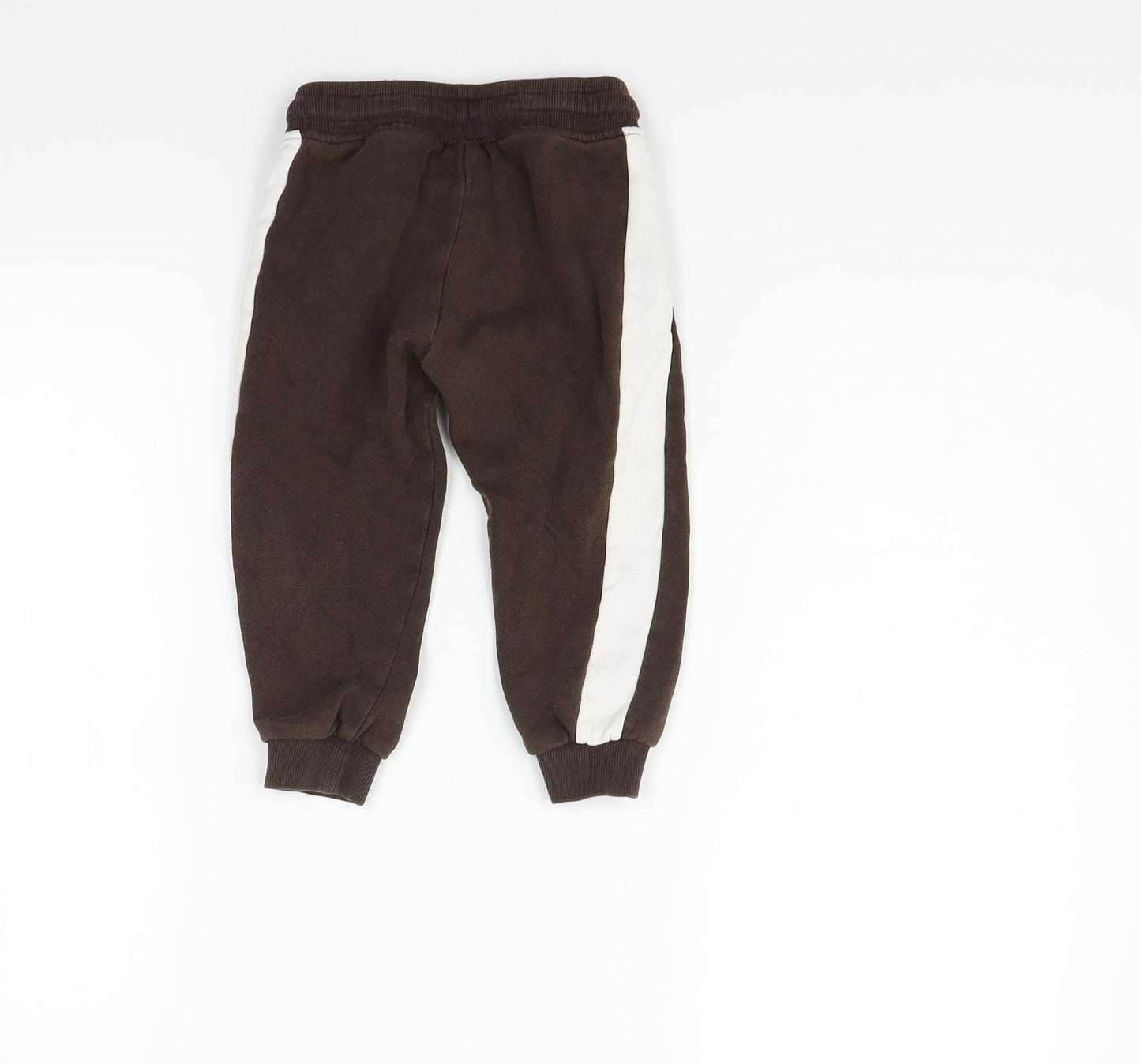 H&M Boys Brown Ikat  Jogger Trousers Size 3-4 Years