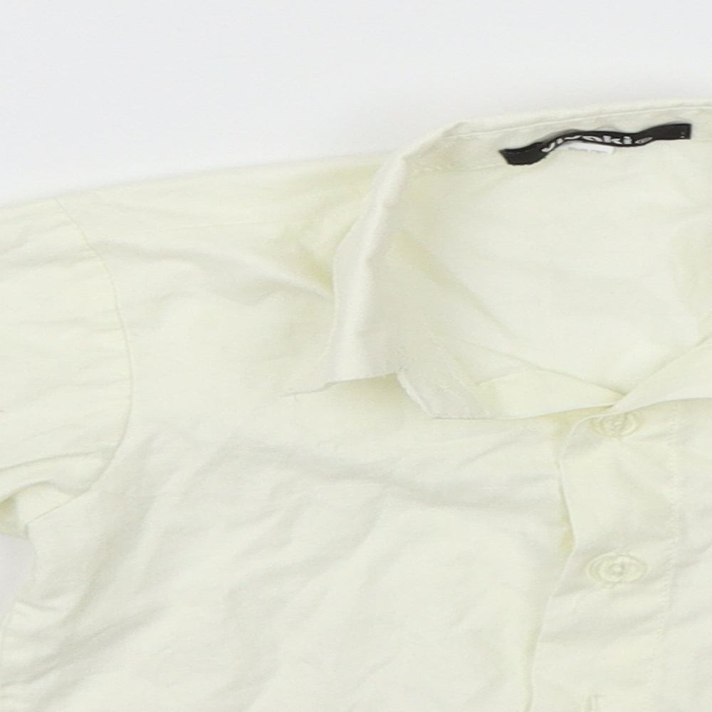 vikaki Boys White   Basic Button-Up Size 3-6 Months