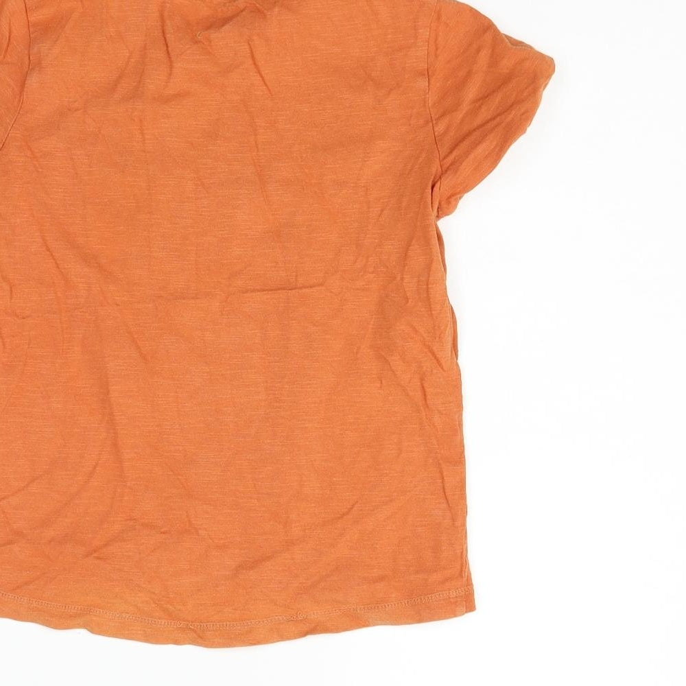 F&F Boys Orange   Basic T-Shirt Size 6-7 Years  - moneky
