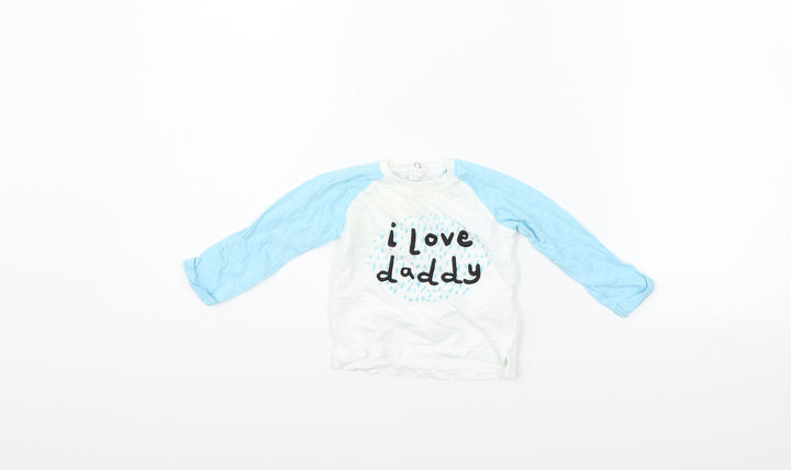 PEP&CO Boys Blue    T-Shirt Size 6-9 Months