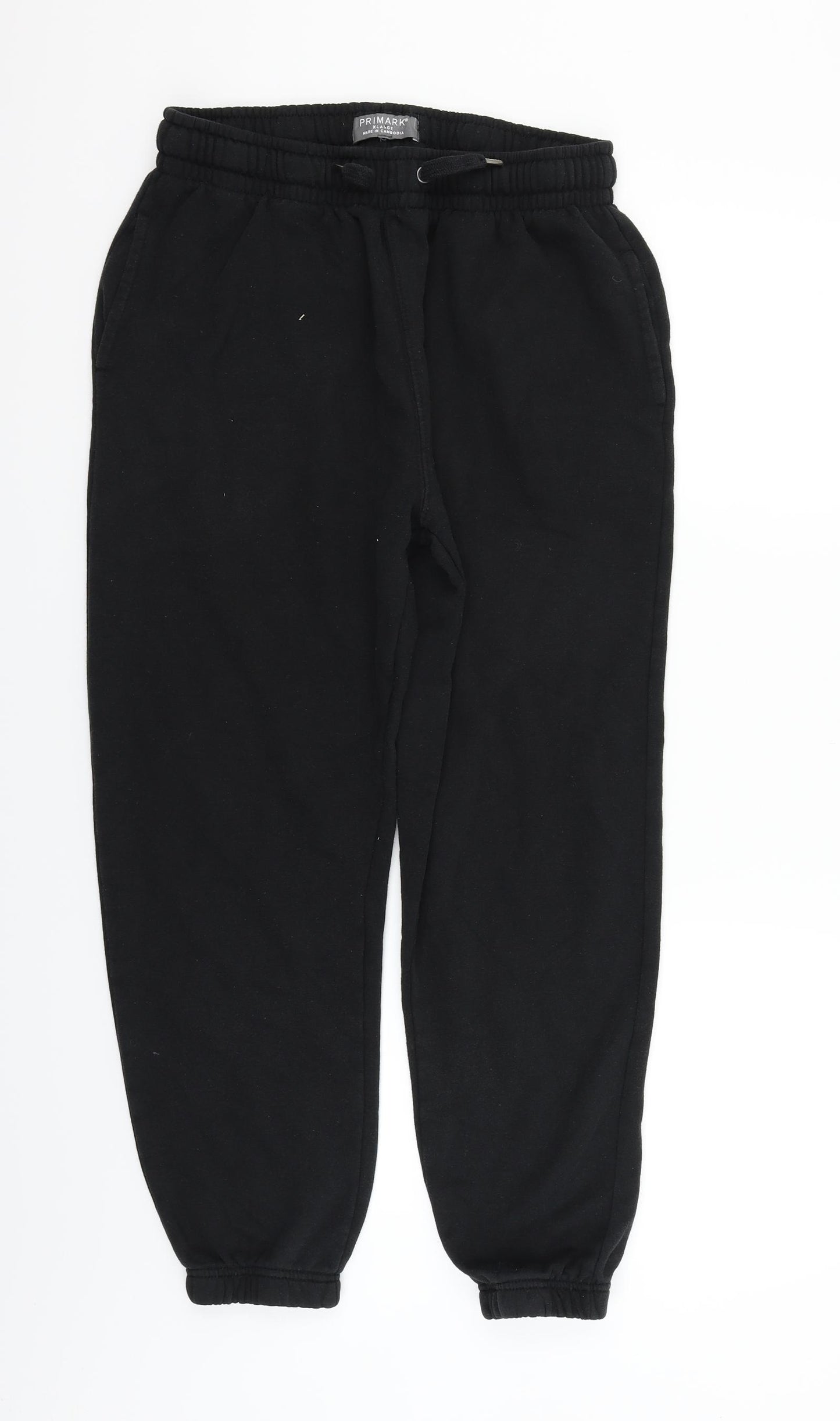 Primark Mens Black   Jogger Trousers Size XL L25 in