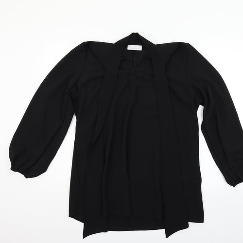 heart yours Womens Black   Basic Blouse Size 14