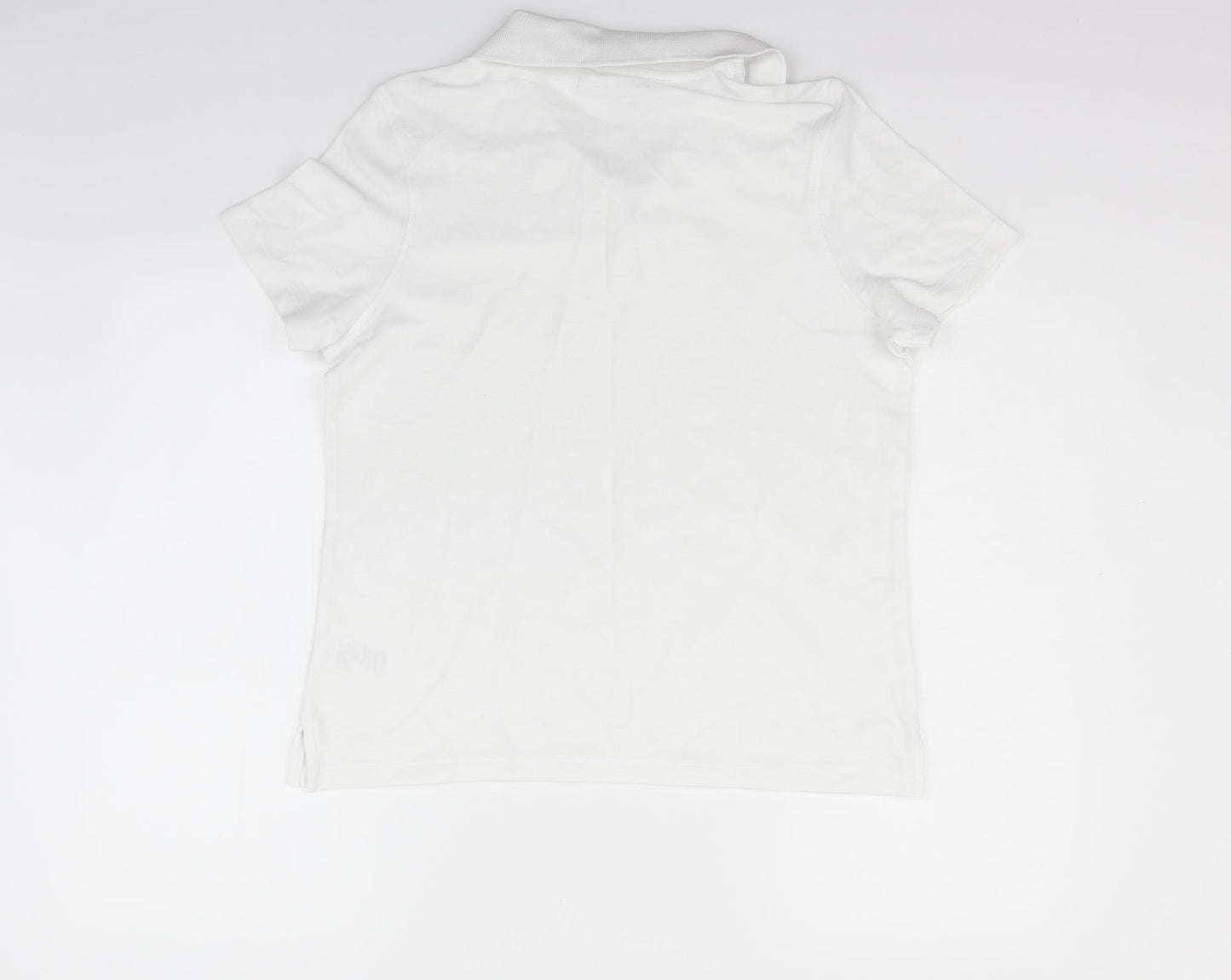 Marks and Spencer Womens White   Basic Polo Size 14