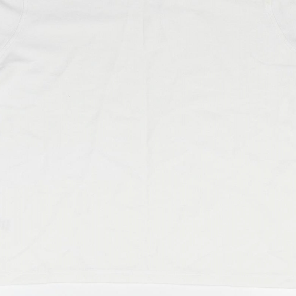 Marks and Spencer Womens White   Basic Polo Size 14