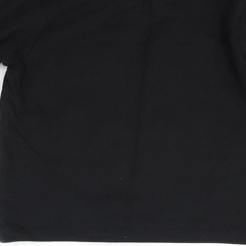 Matalan Girls Black   Basic Polo Size 4 Years  - santa