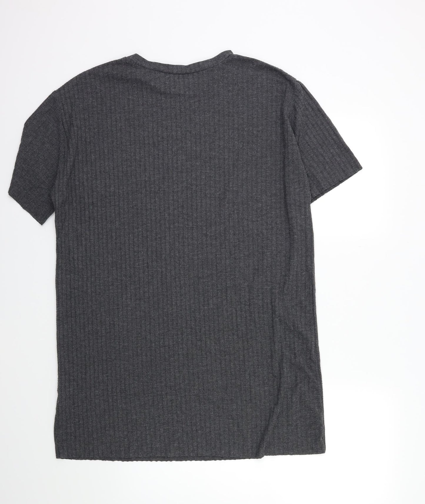 Zara Womens Grey   T-Shirt Dress  Size S