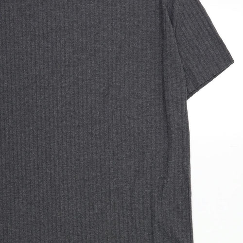 Zara Womens Grey   T-Shirt Dress  Size S