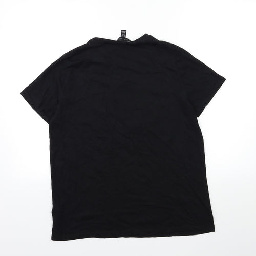 New Look Womens Black   Basic T-Shirt Size 14