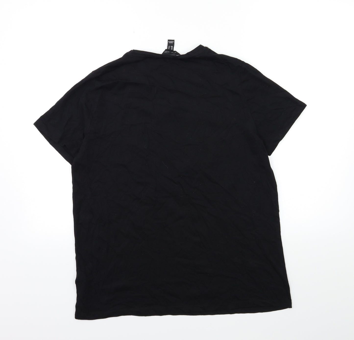 New Look Womens Black   Basic T-Shirt Size 14