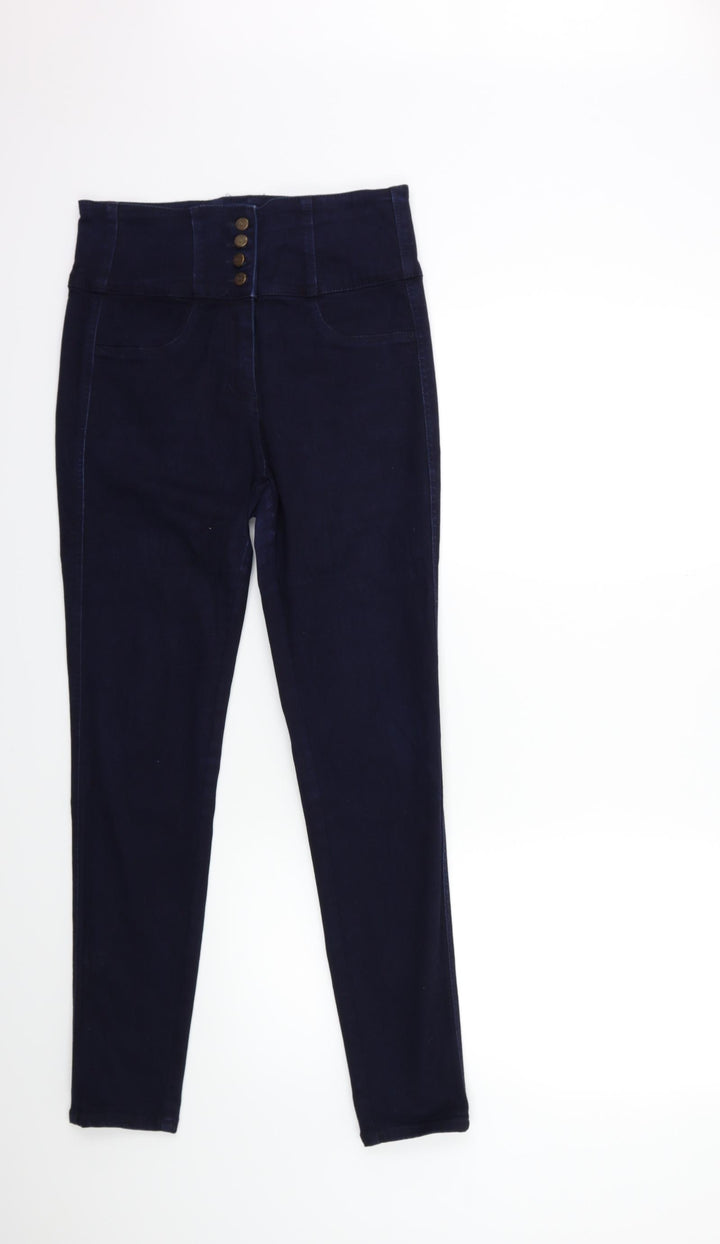Preworn Womens Blue Denim Skinny Jeans Size 28 in L28 in