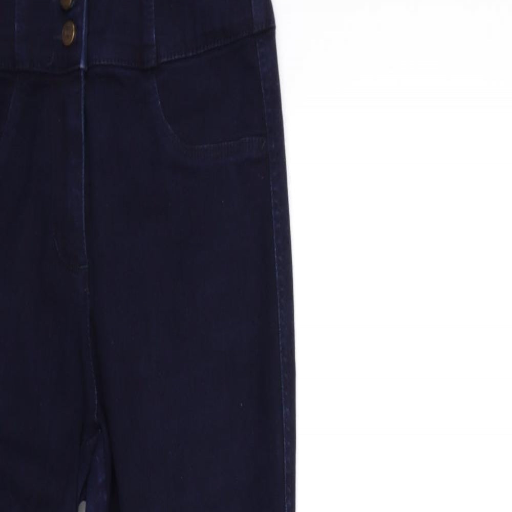 Preworn Womens Blue  Denim Skinny Jeans Size 28 in L28 in