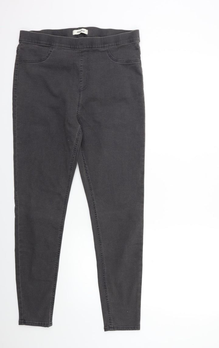 Marks and Spencer Womens Grey Denim Jegging Jeans Size 32 in L26 in