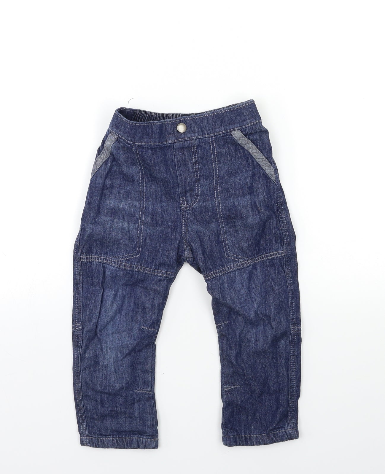 George Baby Blue  Denim Jogger Jeans Size 18-24 Months