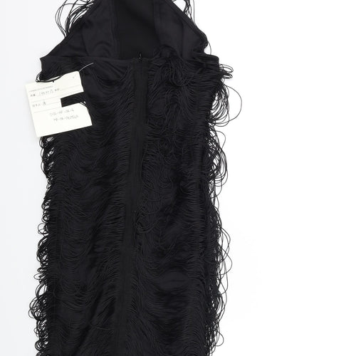 Preworn Womens Black   Bodycon  Size 8