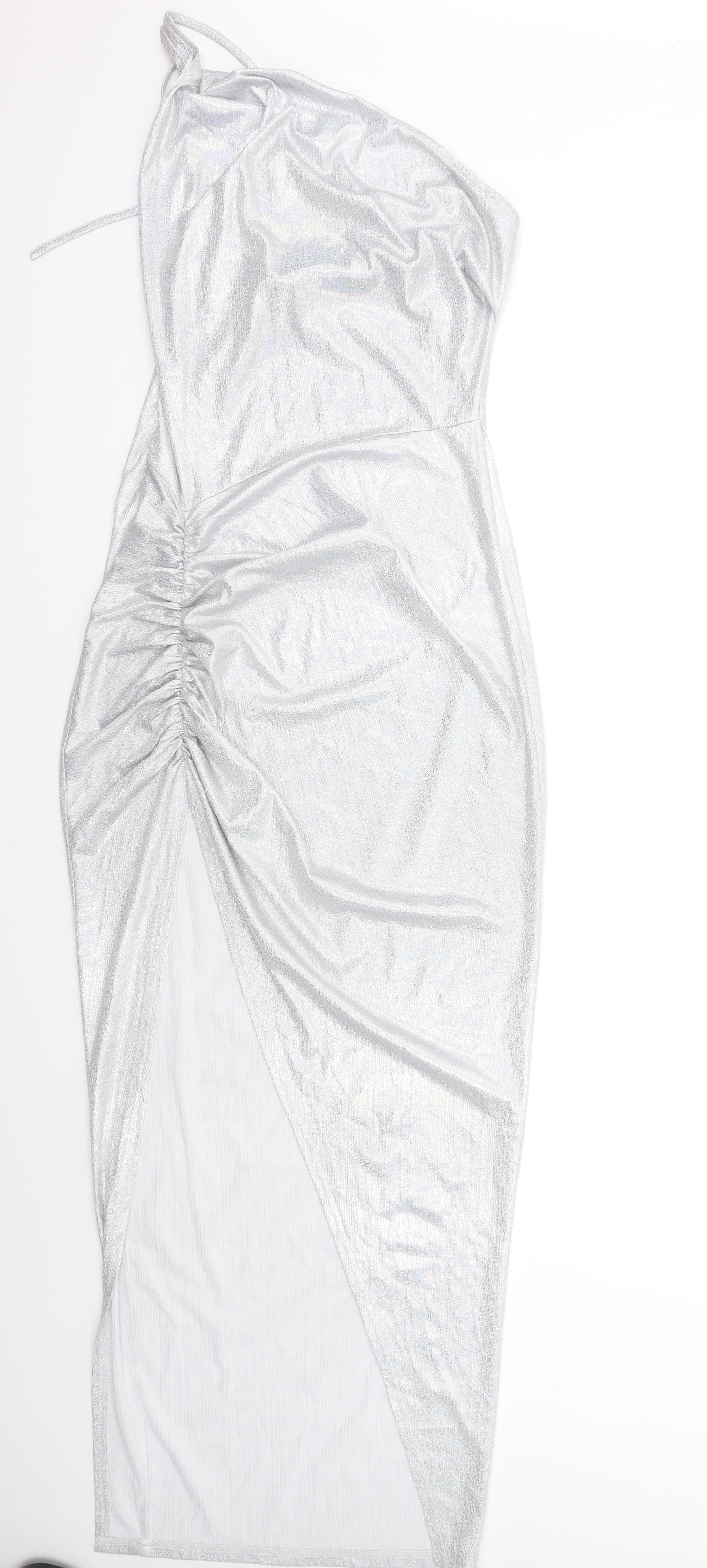 Preworn Womens Silver   Bodycon  Size 8