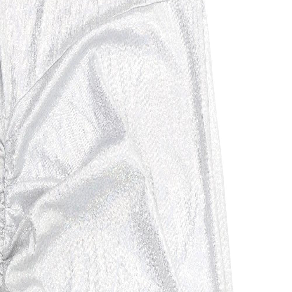 Preworn Womens Silver   Bodycon  Size 8