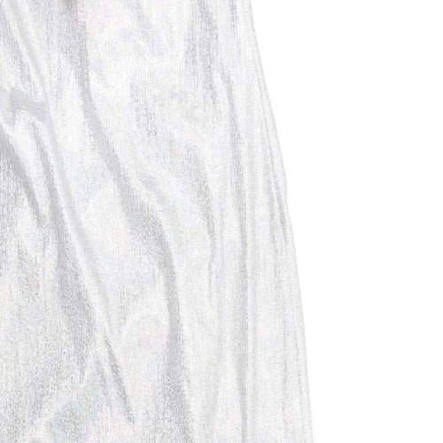 Preworn Womens Silver   Bodycon  Size 8