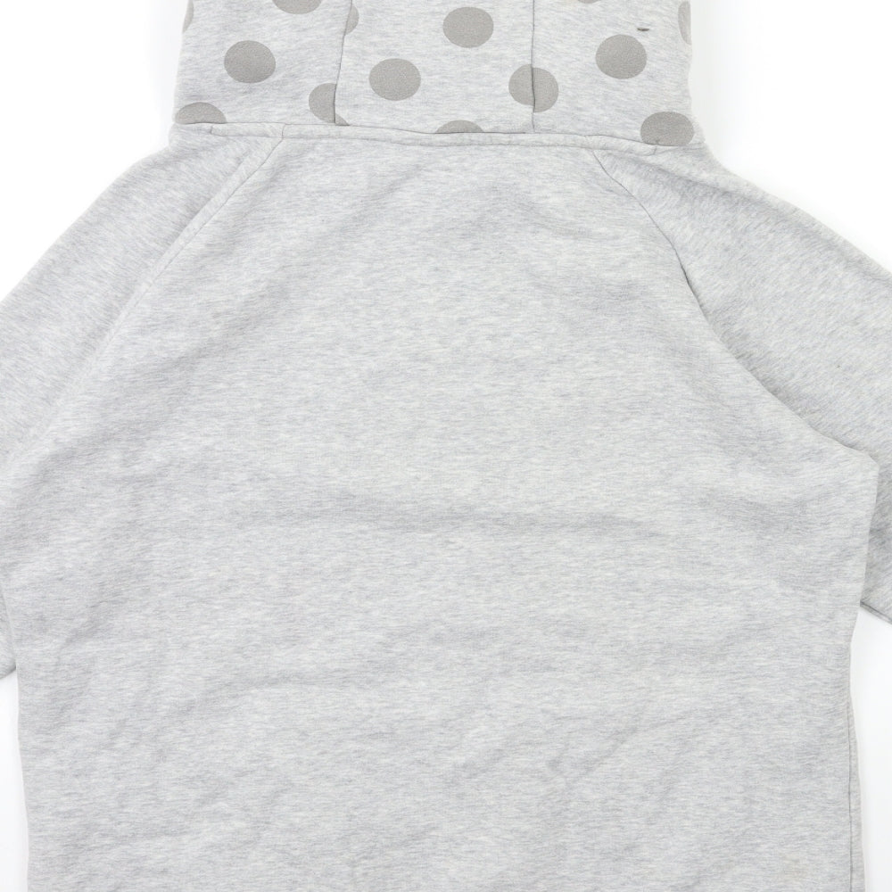 PUMA Womens Grey   Pullover Hoodie Size 12
