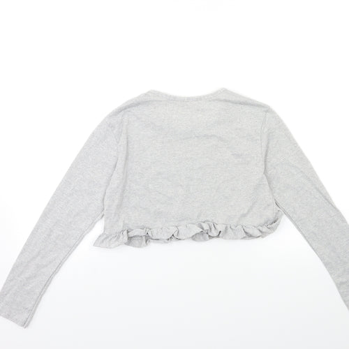 Misspap Womens Grey   Top Pyjama Top Size 8