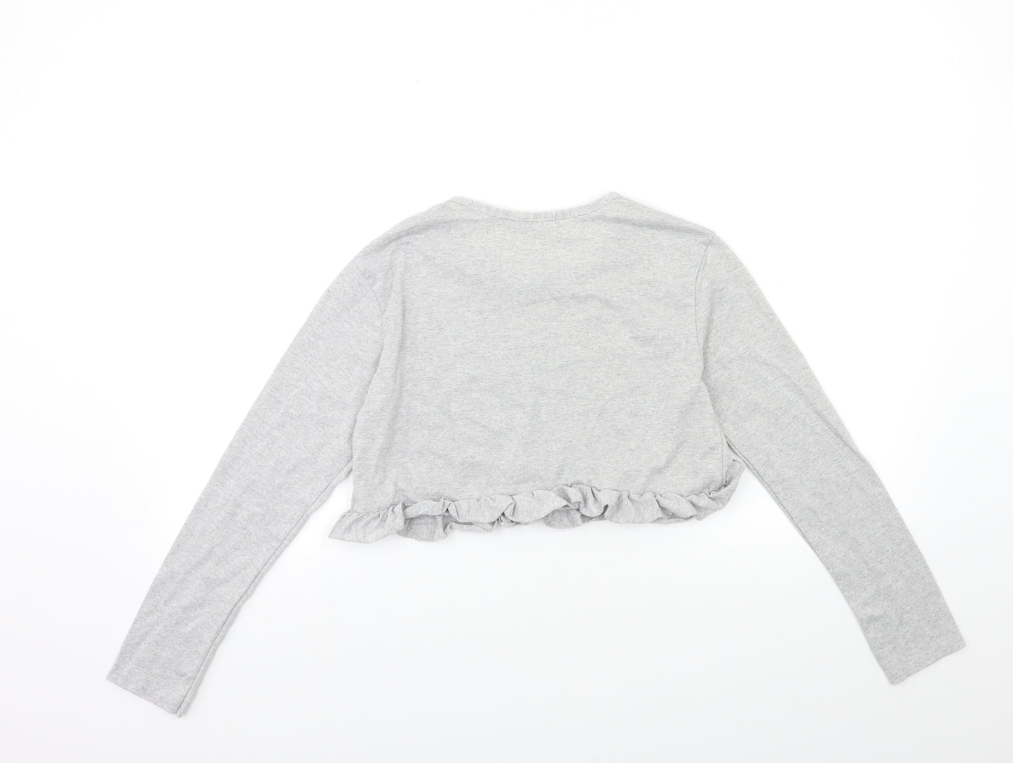 Misspap Womens Grey   Top Pyjama Top Size 8