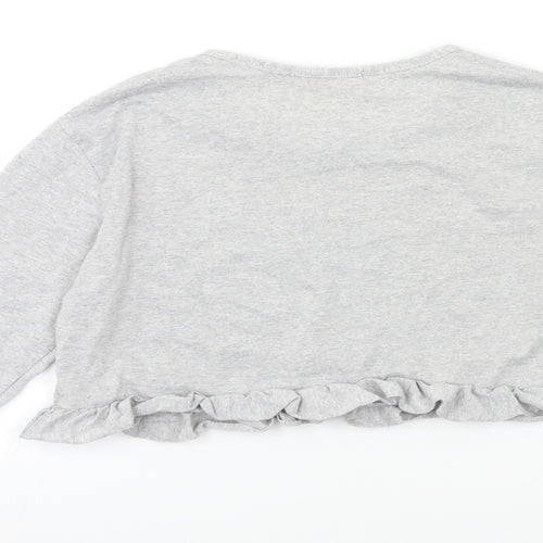 Misspap Womens Grey   Top Pyjama Top Size 8