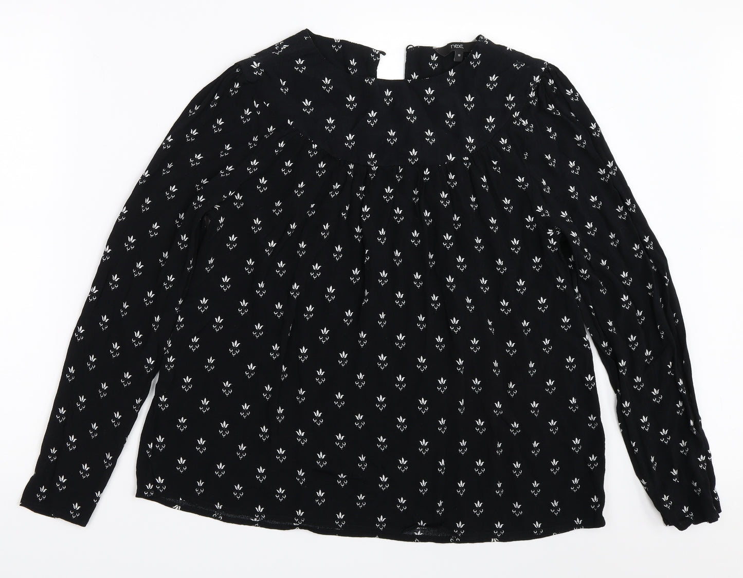 NEXT Womens Black   Basic Blouse Size 10