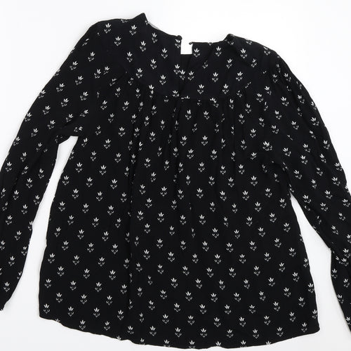 NEXT Womens Black   Basic Blouse Size 10