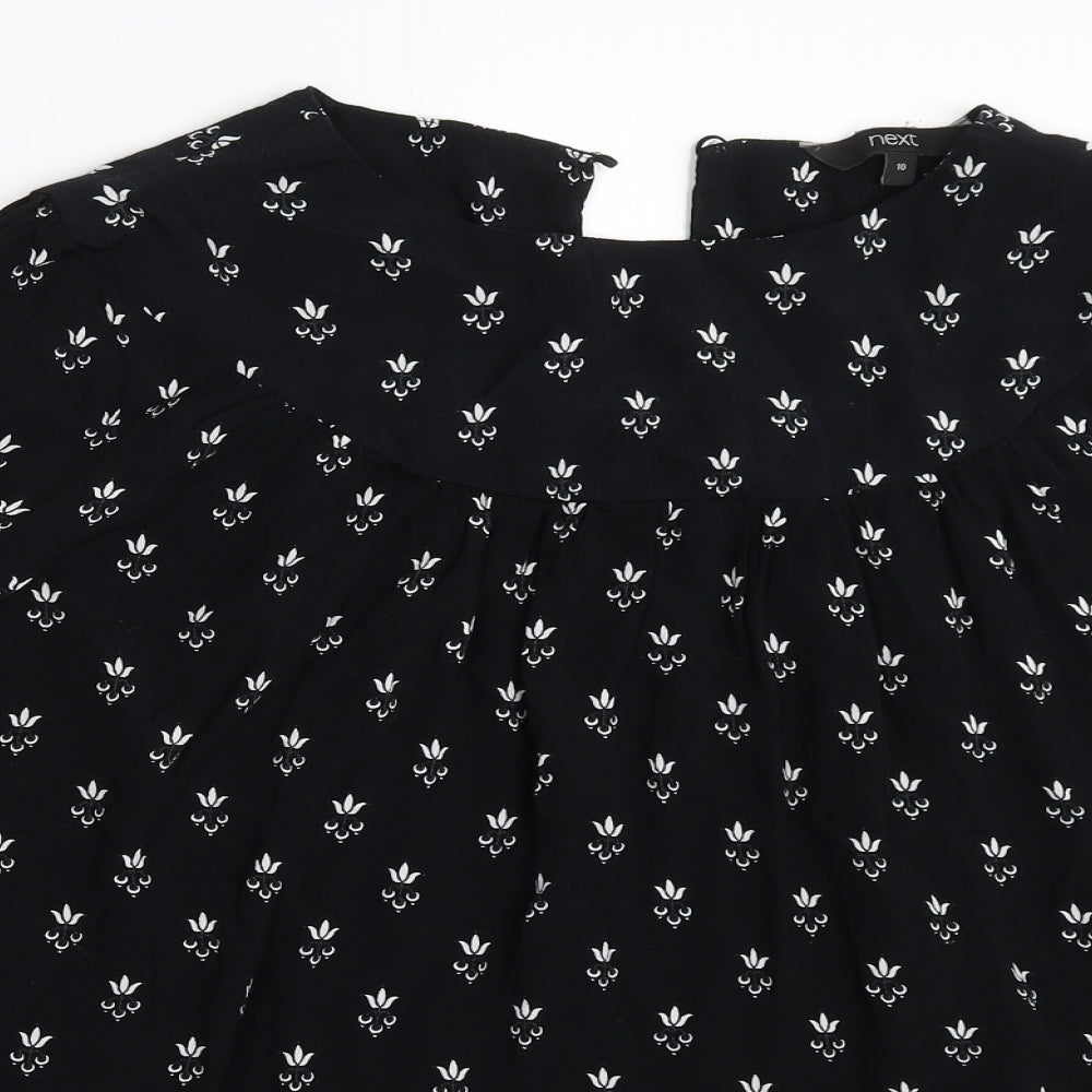 NEXT Womens Black   Basic Blouse Size 10
