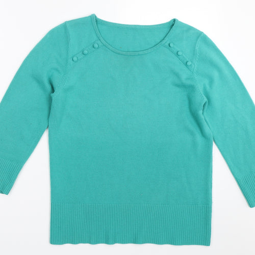 Preworn Womens Green   Pullover Jumper Size M