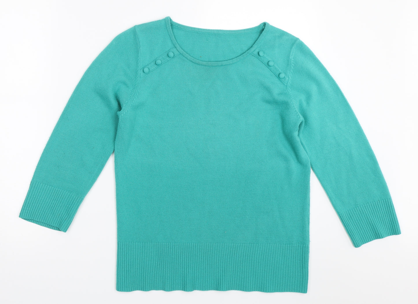 Preworn Womens Green   Pullover Jumper Size M