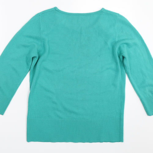 Preworn Womens Green   Pullover Jumper Size M