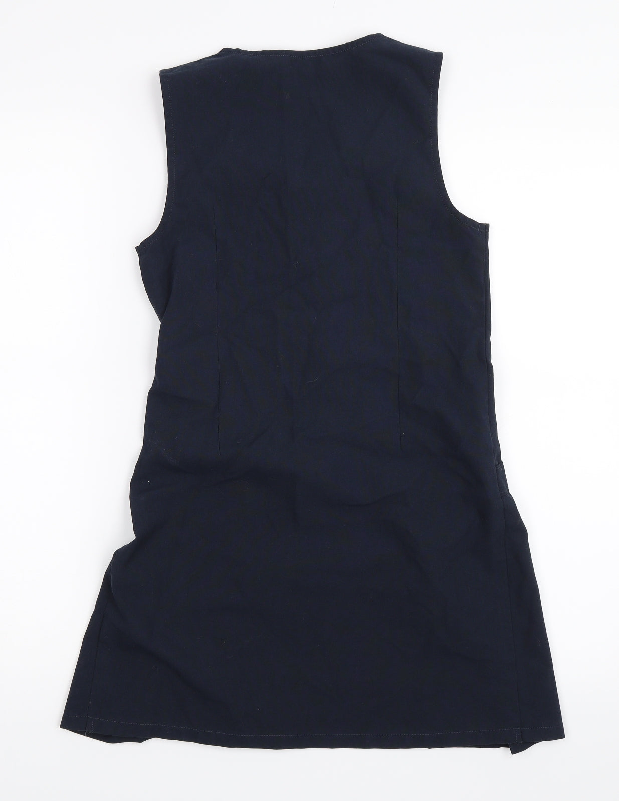 Marks and Spencer Girls Blue   Pinafore/Dungaree Dress  Size 9-10 Years  - school dress