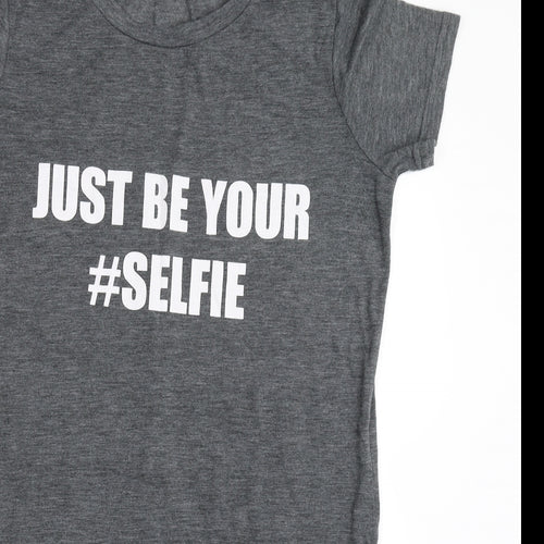 Atmosphere Womens Grey   Basic T-Shirt Size 8