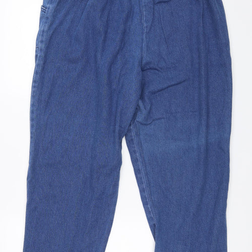 Classics Womens Blue  Denim Straight Jeans Size 18 L25 in