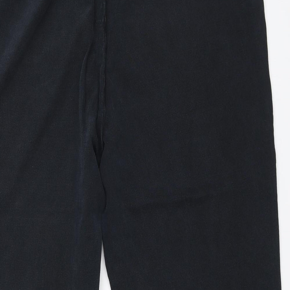 Union Blues Womens Black  Denim Cropped Jeans Size 20 L20 in