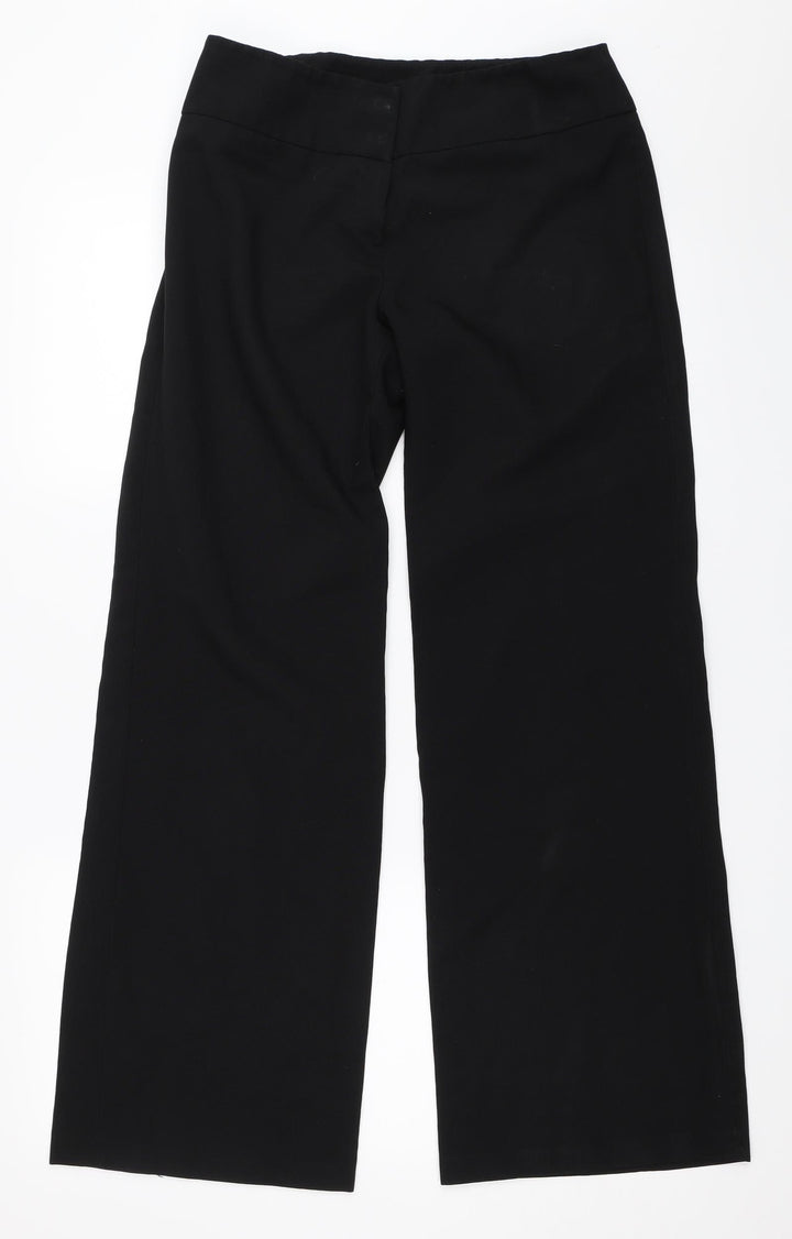 Dorothy Perkins Womens Black Trousers Size 10 L30.5 in