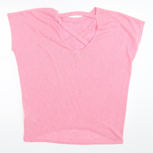 New Look Womens Pink   Basic T-Shirt Size M