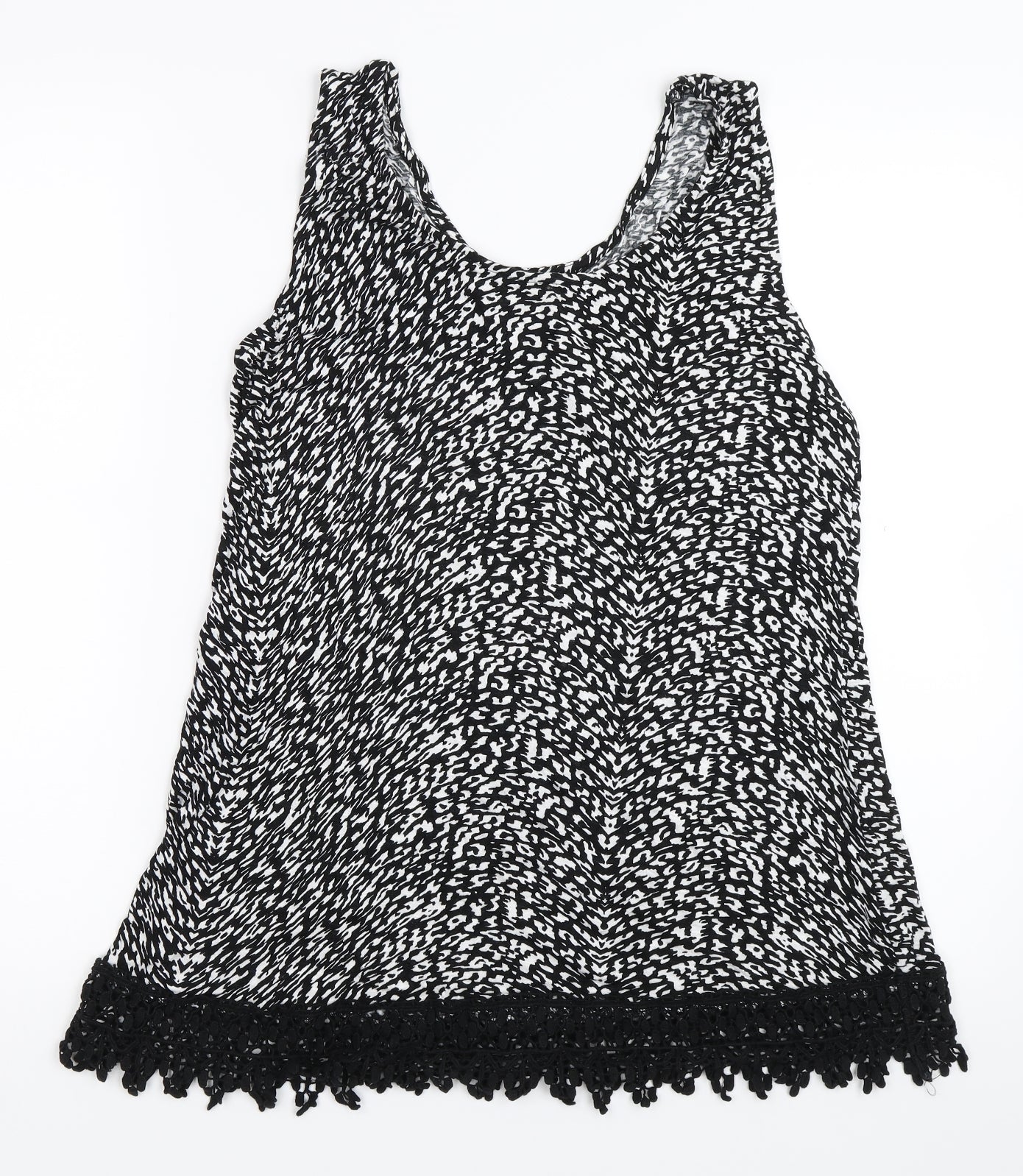 Papaya Womens Black   Basic Tank Size 16