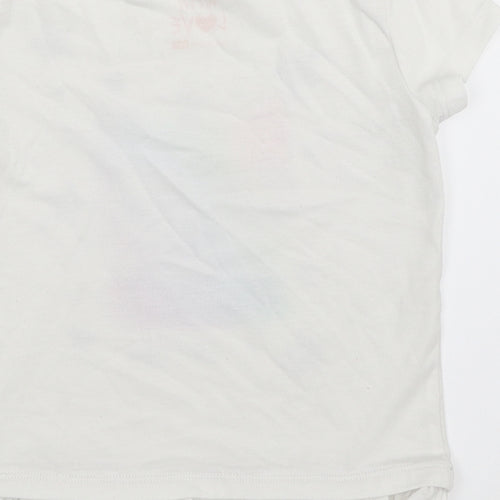 F&F Girls White   Basic T-Shirt Size 3-4 Years