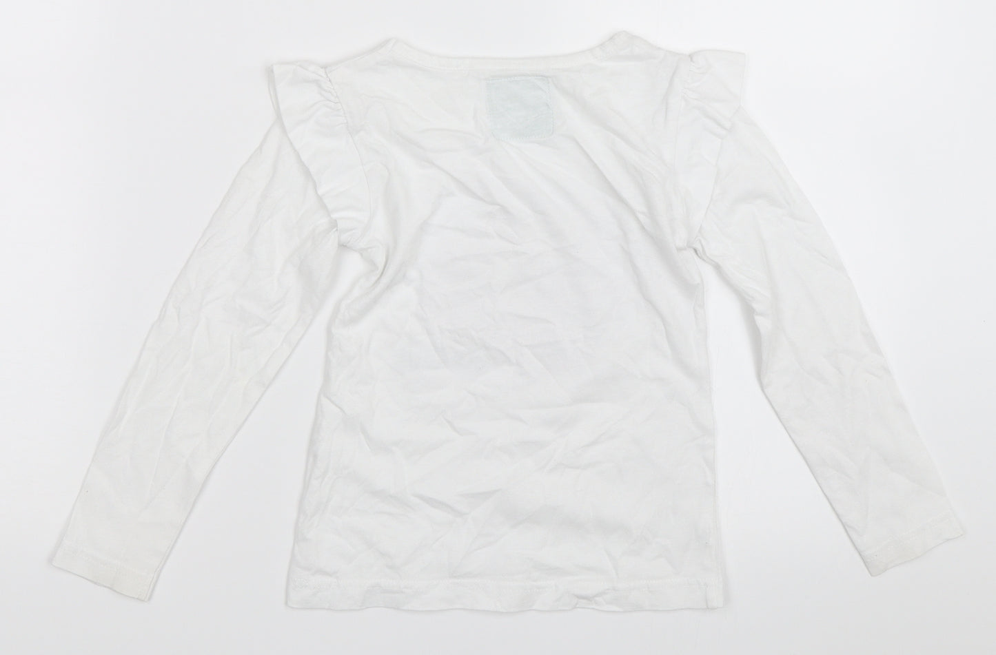 Preworn Girls White   Basic T-Shirt Size 3-4 Years  - Ireland