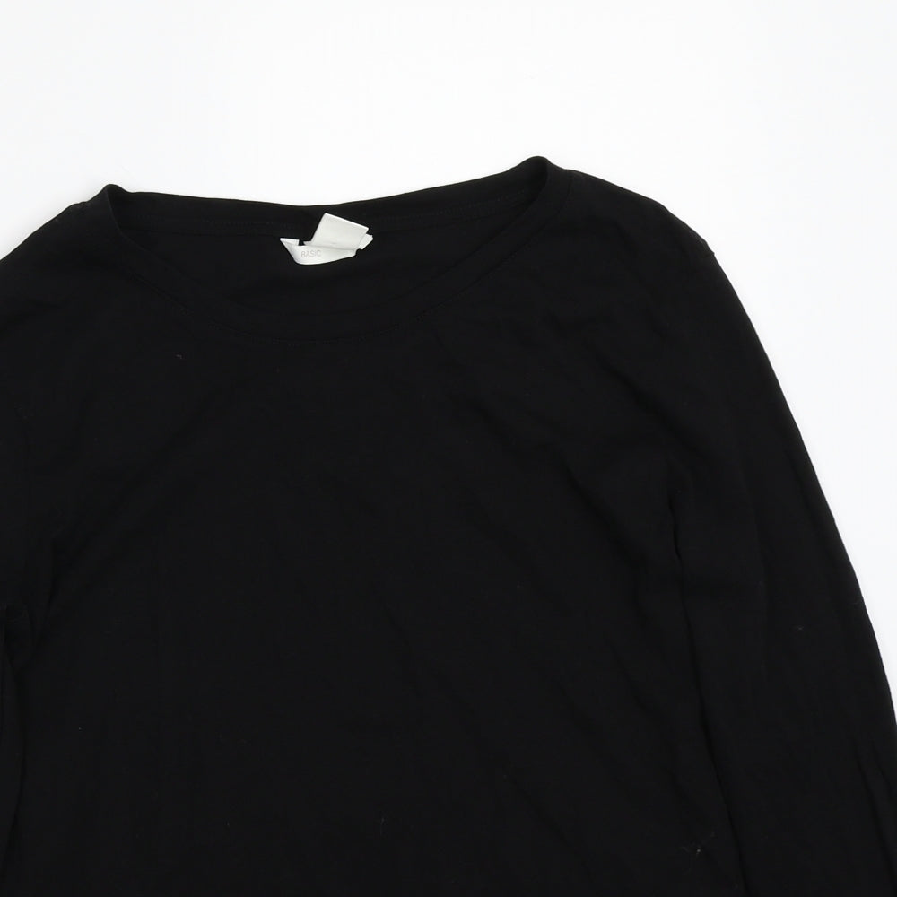 H&M Womens Black   Basic T-Shirt Size S