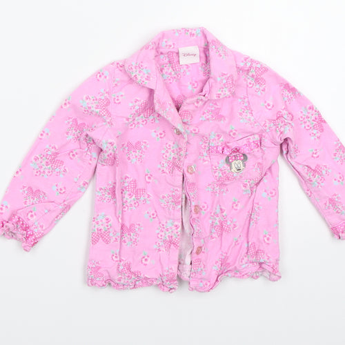 Disney Girls Pink Floral  Babydoll Pyjama Top Size 18-24 Months