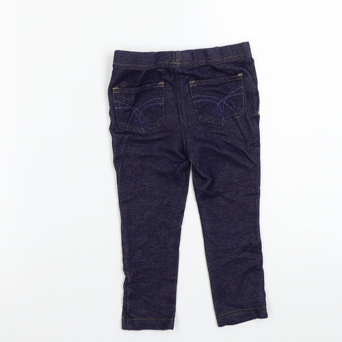 TU Girls Blue   Jegging Trousers Size 2 Years
