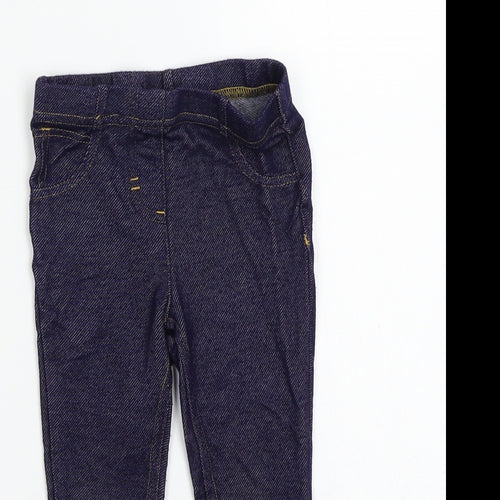 TU Girls Blue   Jegging Trousers Size 2 Years