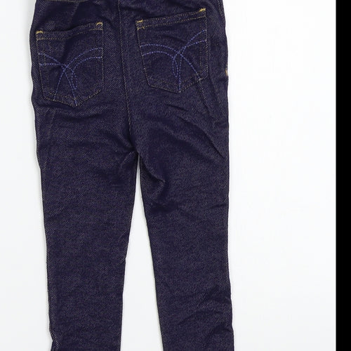 TU Girls Blue   Jegging Trousers Size 2 Years