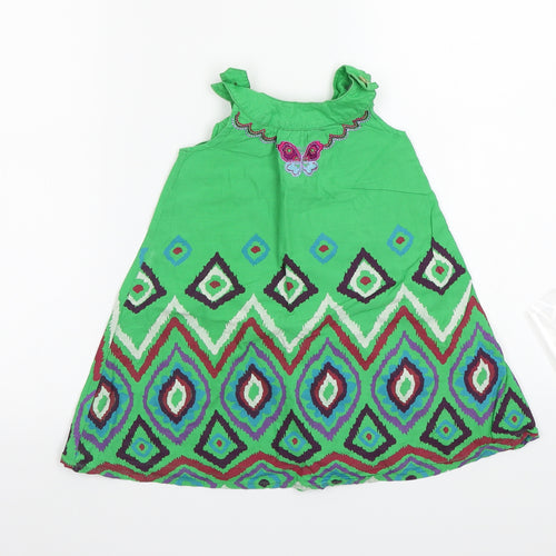 George Girls Green   A-Line  Size 18 Months