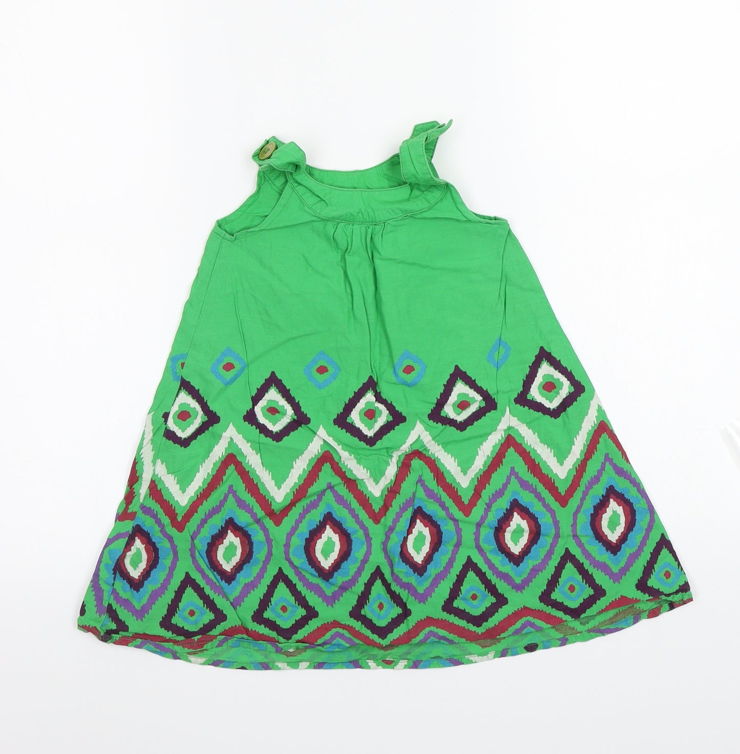 George Girls Green   A-Line  Size 18 Months