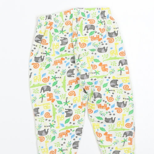 Earlu days Girls White    Pyjama Pants Size 12-18 Months